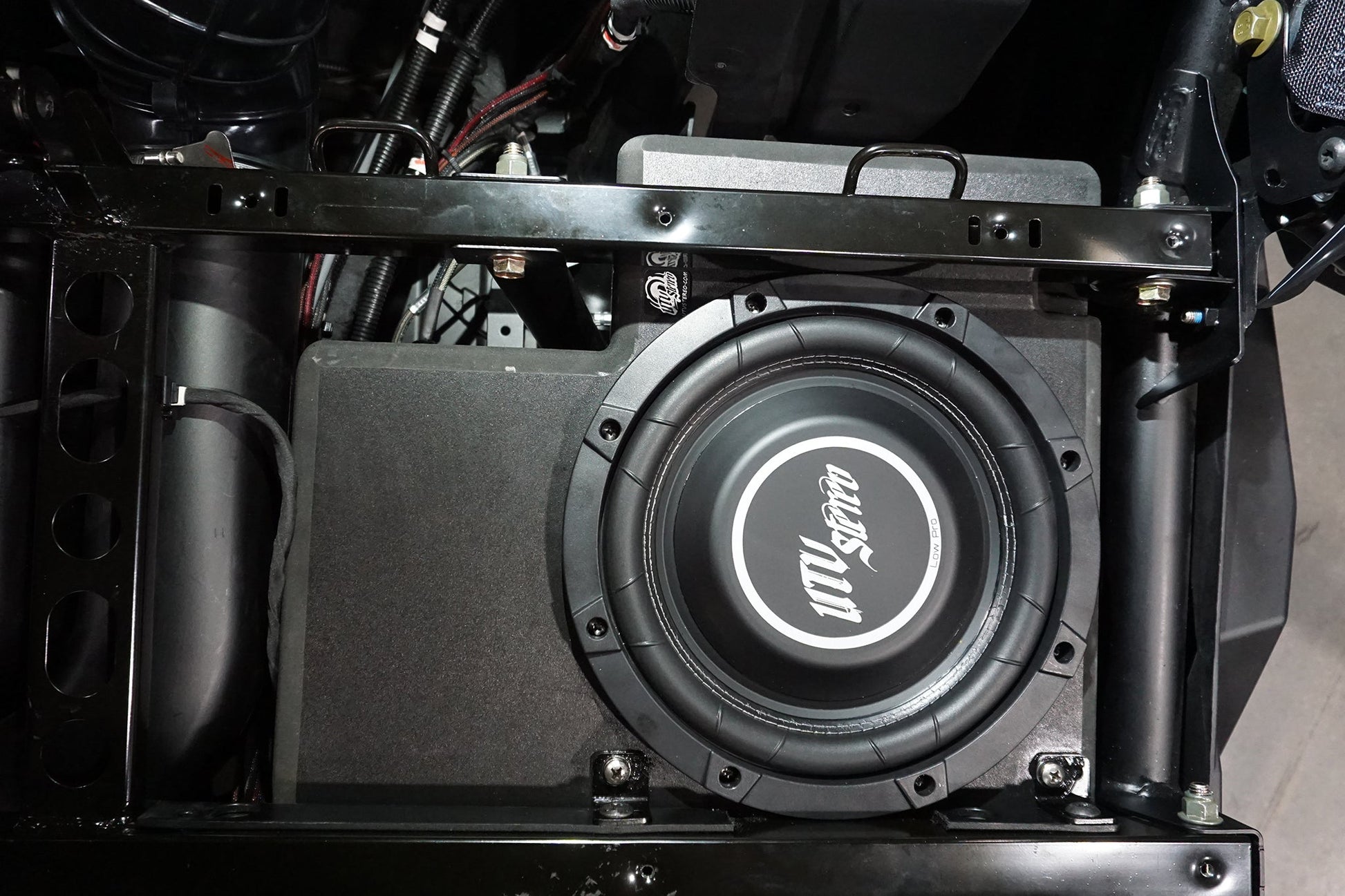 PRO SERIES RZR UTV Stereo Rear Sub Box Enclosure