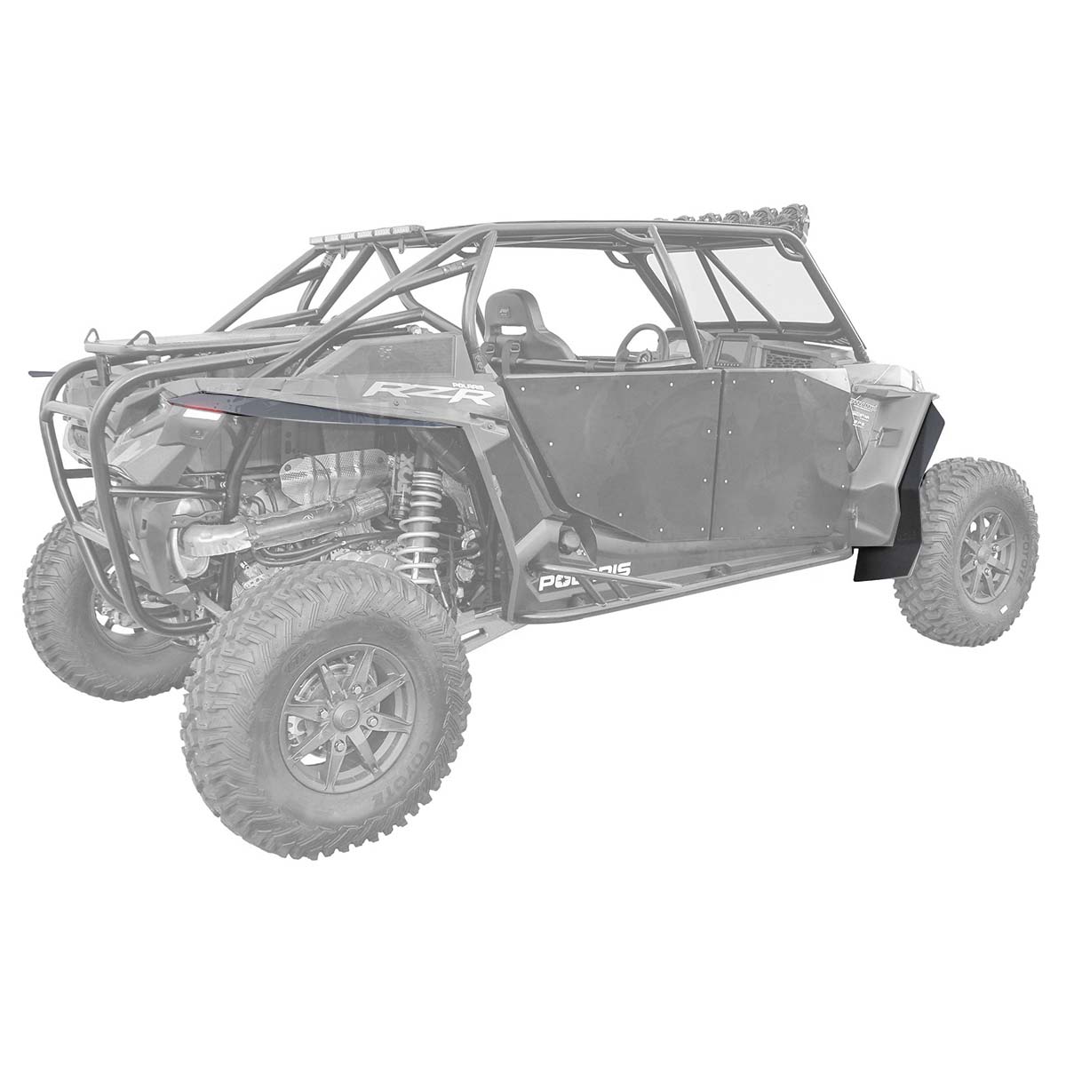 Polaris RZR XP Super Max Fender Extensions for SuperATV Fenders (For XP 1000, XP Turbo  or Turbo S)