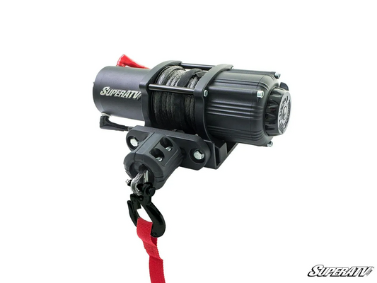 SuperATV 3500 LB UTV Winch With Wireless Remote And Synthetic Rope