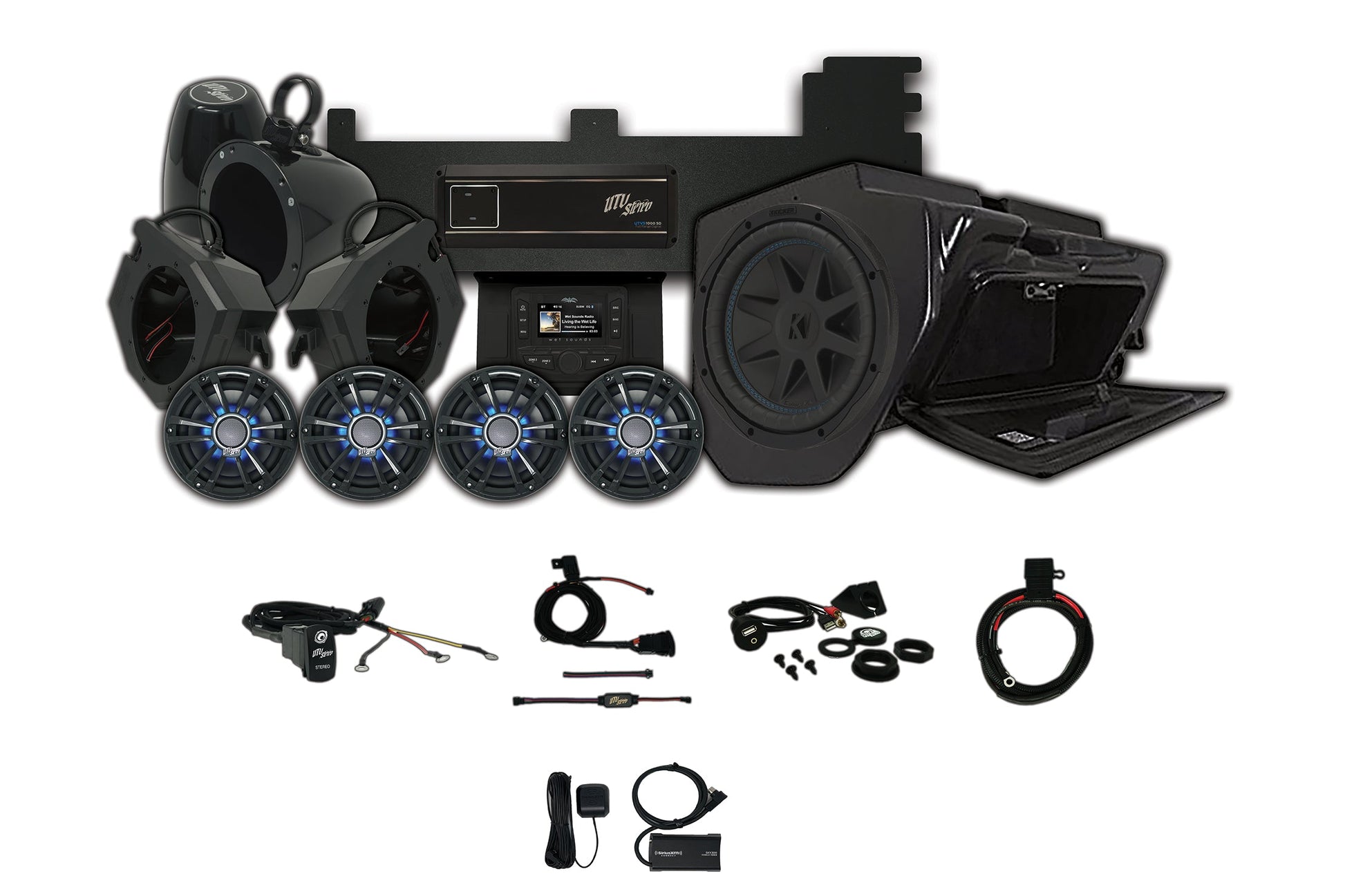 Polaris RZR UTV Stereo Stage 6 Stereo System