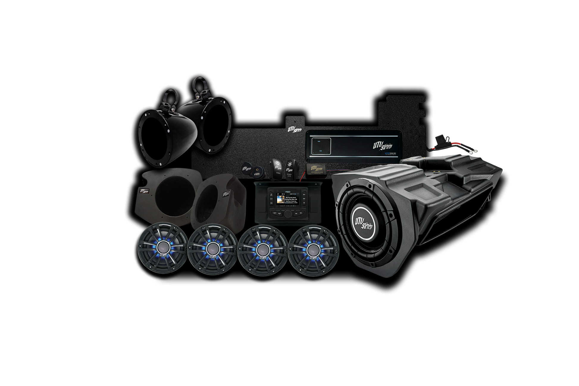 Polaris RZR UTV Stereo Stage 6 Stereo System