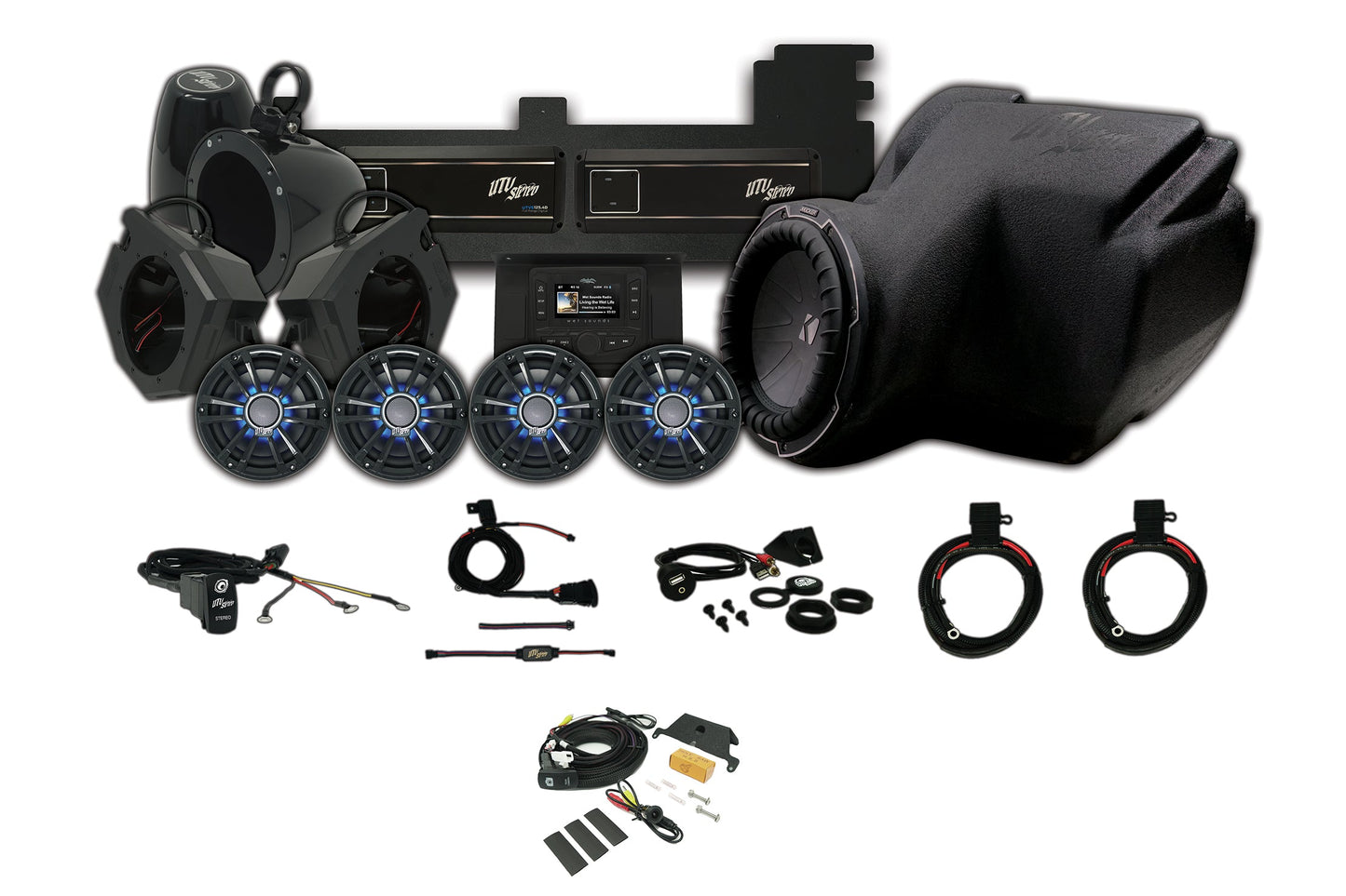 Polaris RZR UTV Stereo Stage 7 Stereo System