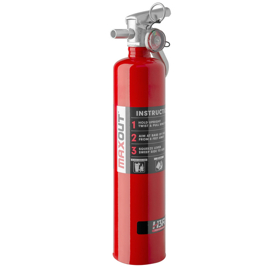UTV Fire Extinguisher 2.5 Pound Red Maxout Dry Chemical