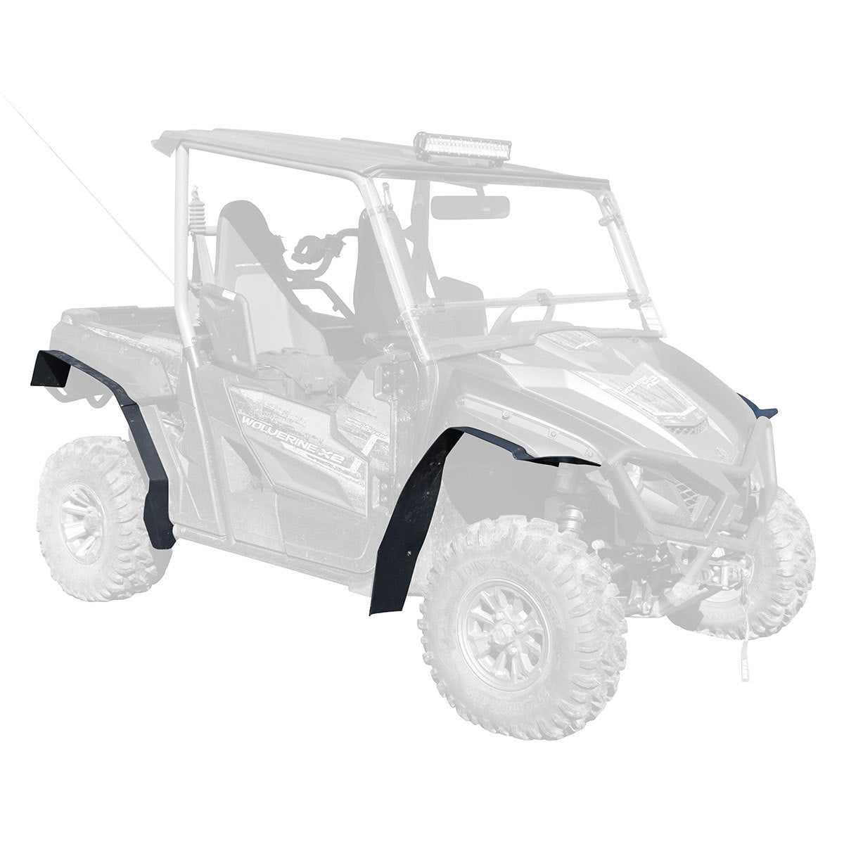 2019-2022 Yamaha Wolverine X2 R-Spec and R-Spec XT-R Super Max Coverage Fender Flares