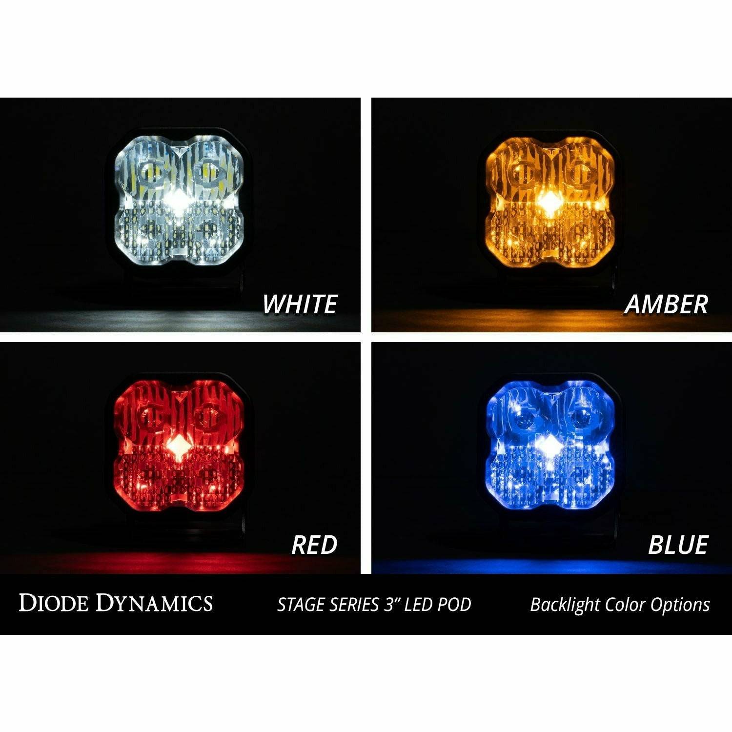 Stage Series 3" White Sport Flush Mount LED Pod