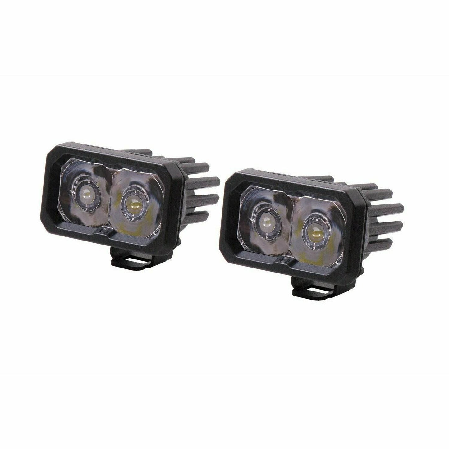 Stage Series 2" White Sport Standard LED Pods (Pair)