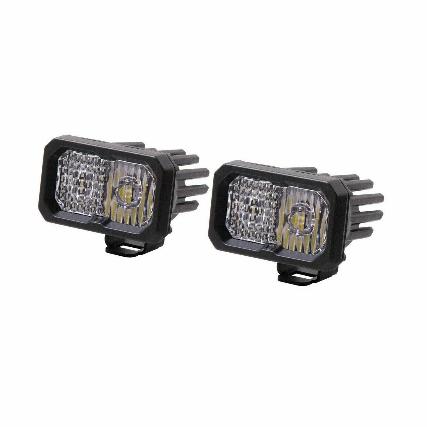 Stage Series 2" White Sport Standard LED Pods (Pair)