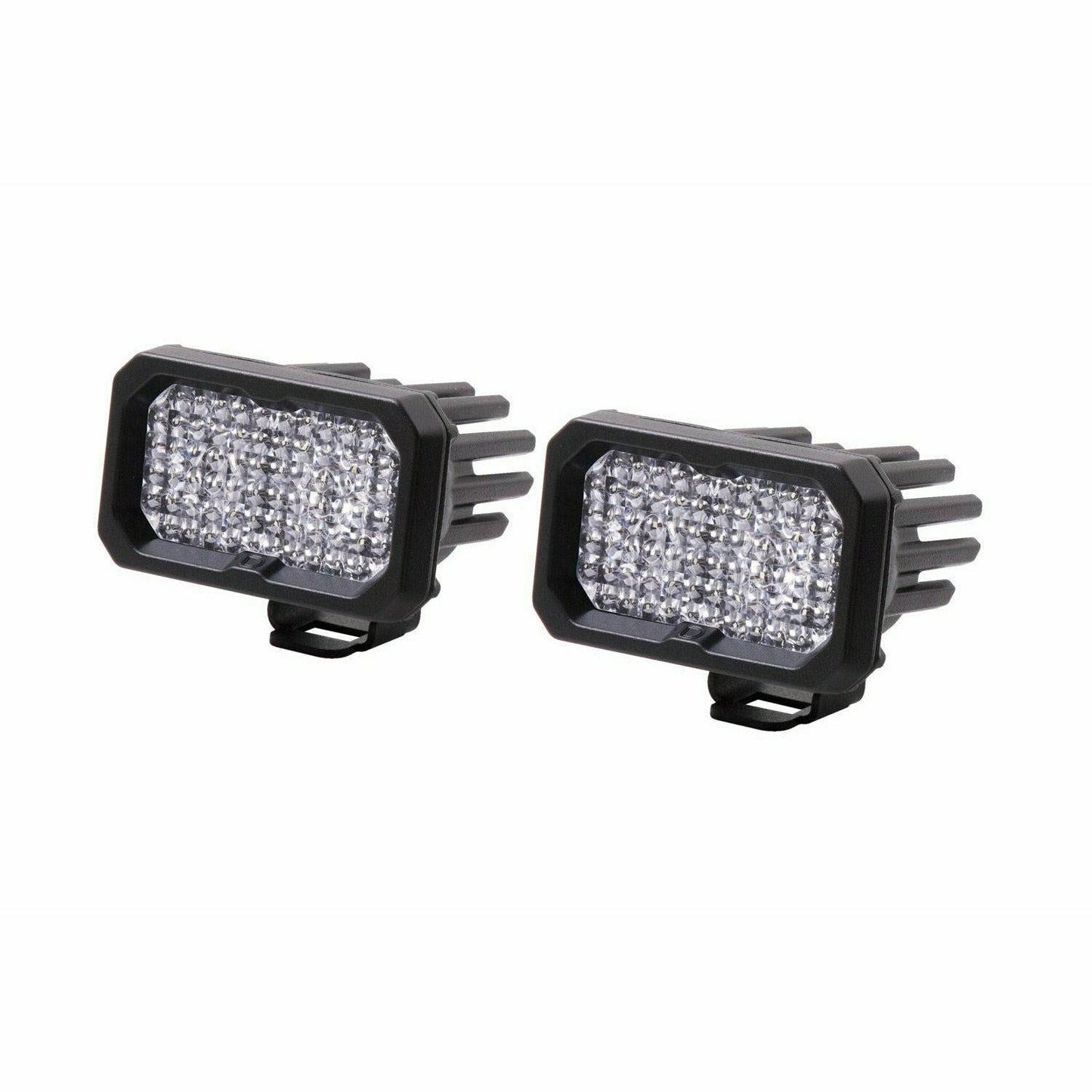 Stage Series 2" White Sport Standard LED Pods (Pair)