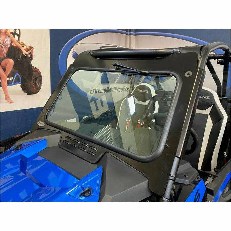 Polaris RZR Turbo S Glass Front Windshield with Wiper
