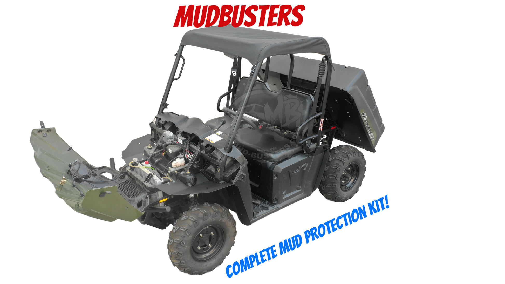 2010-2014 Polaris Ranger Midsize 500 & 570 Fender Flares