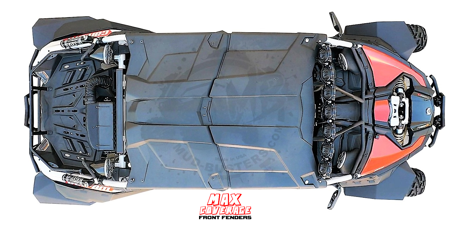2017+ Maverick X3 RS/DS BRP Super Extended Fender MAX Coverage Fender Extensions